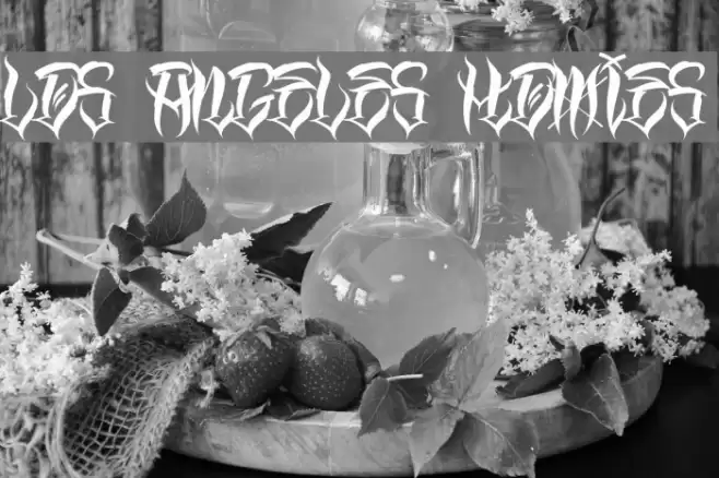 Los Angeles Homies Font examples