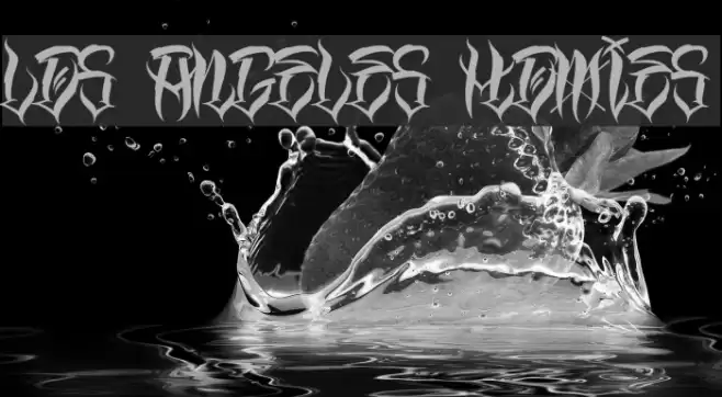 Los Angeles Homies Font examples