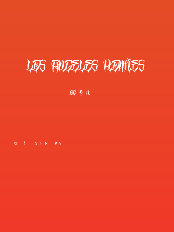 Los Angeles Homies Poster