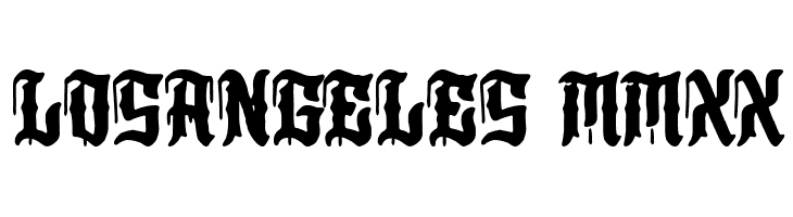 Los Angeles+MMXX  font caratteri gratis