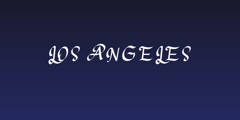 Los Angeles Social Header