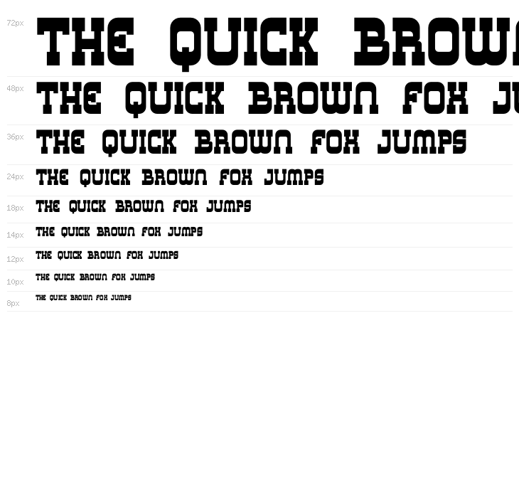 Los Banditos Serif Waterfall