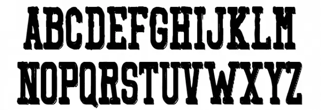 Los Carlistas Schriftart Groß