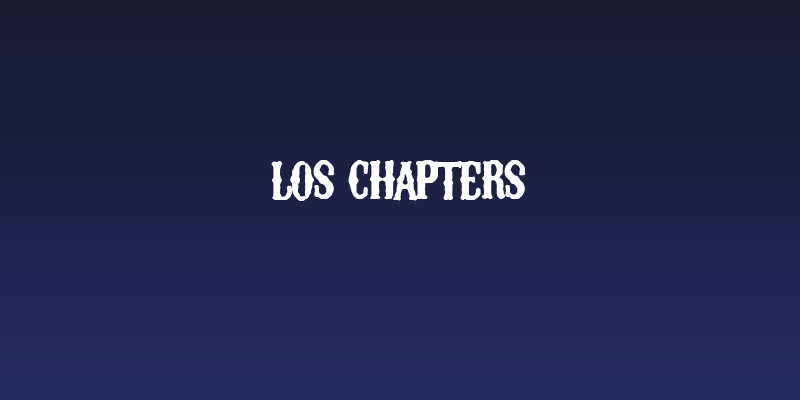 Los Chapters Social Header