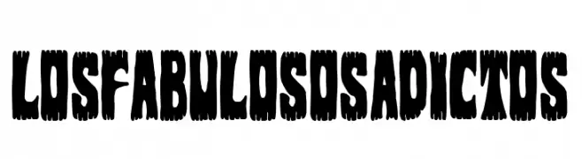 Los Fabulosos Adictos  नि: शुल्क फ़ॉन्ट्स डाउनलोड