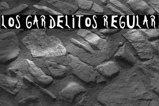 Los Gardelitos Regular خط examples