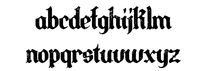 Los Guripas Font LOWERCASE