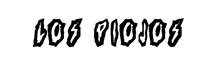 Los Piojos  font caratteri gratis