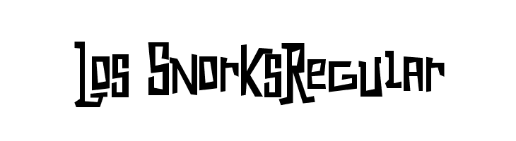 Los SnorksRegular  Free Fonts Download