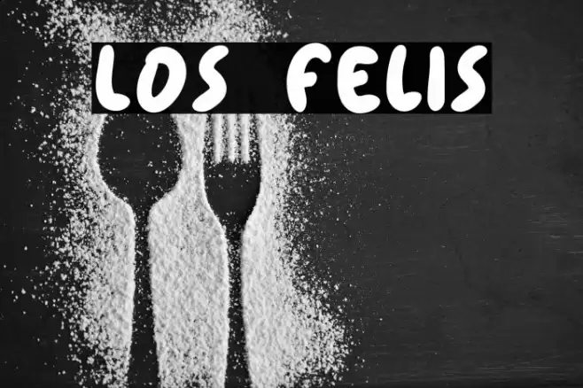 Los felis Font examples