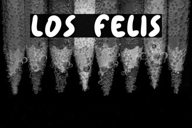 Los felis Font examples