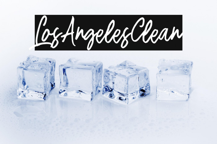 LosAngelesClean Caratteri examples