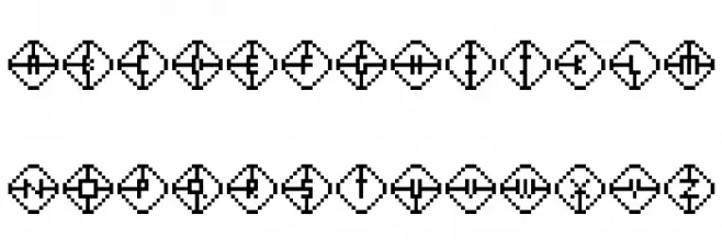 LosPix Medium Font LOWERCASE