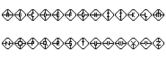 LosPix Font LOWERCASE