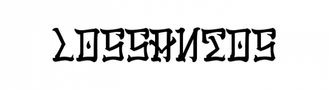 LosSantos  Frei Schriftart Herunterladen