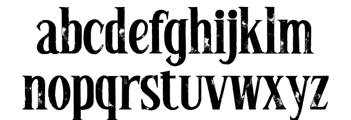 Loscarlo Personal Use Font LOWERCASE