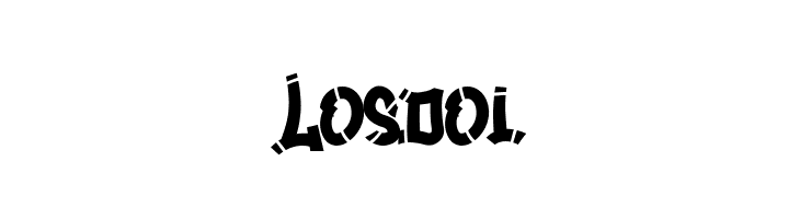 Losdol  Frei Schriftart Herunterladen
