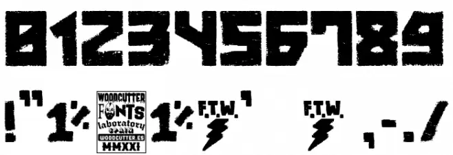 Loser Moto Club Font OTHER CHARS