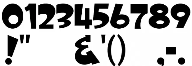 Losers Font OTHER CHARS