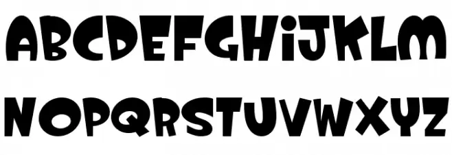 Losers Schriftart Groß