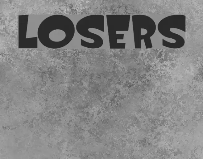 Losers Font examples