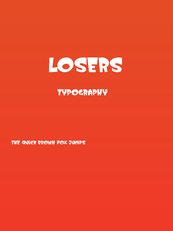 Losers Poster