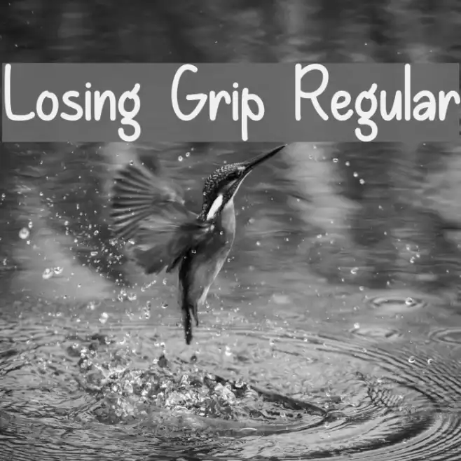 Losing Grip Regular Example 1