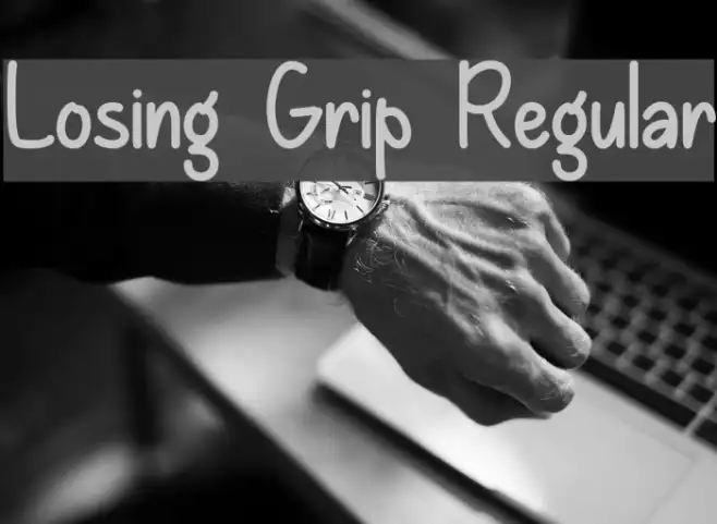 Losing Grip Regular Example 2