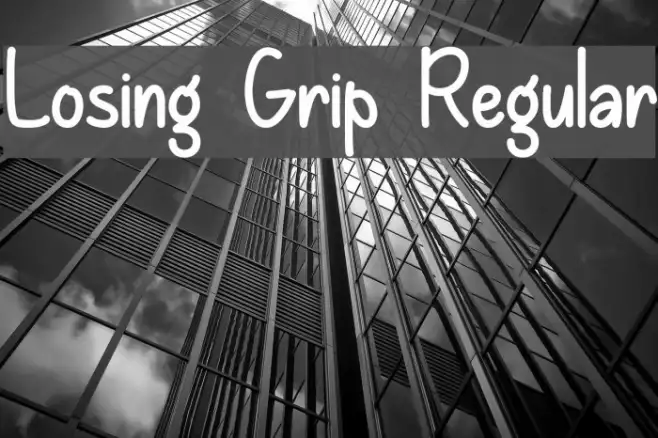 Losing Grip Regular Example 3