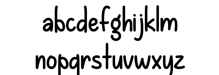 Losing Grip Regular Font LOWERCASE