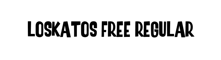 Loskatos Free Regular  免费字体下载