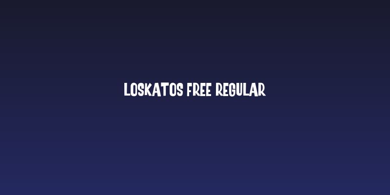 Loskatos Free Regular Social Header