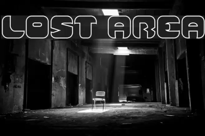 Lost Area Font examples