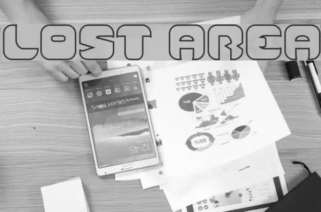 Lost Area Font examples