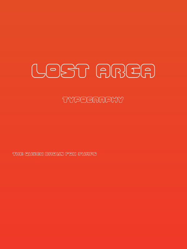 Lost Area Poster