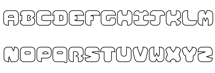 Lost Area Font LOWERCASE
