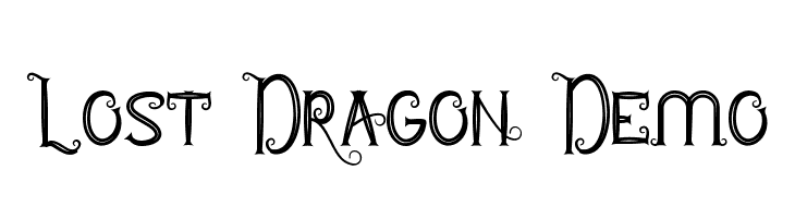 Lost Dragon Demo  Fuentes Gratis Descargar