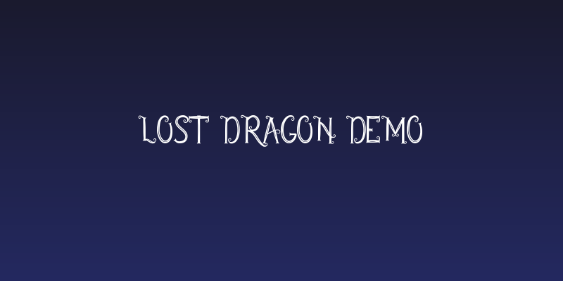 Lost Dragon Demo Social Header