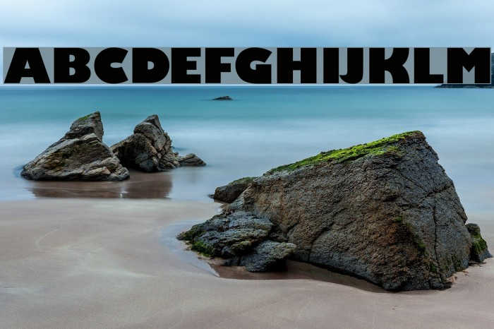 Lost Fish Font examples