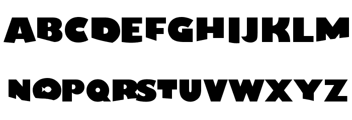 Lost Fish Font LOWERCASE