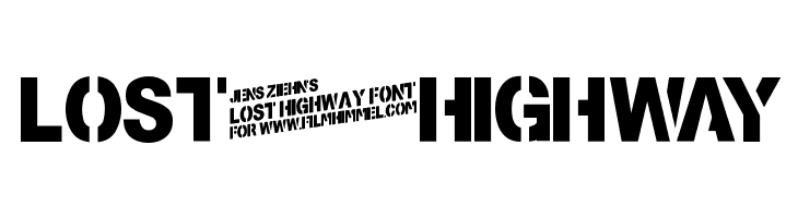 Lost-Highway  les polices de caractères gratuit tlcharger