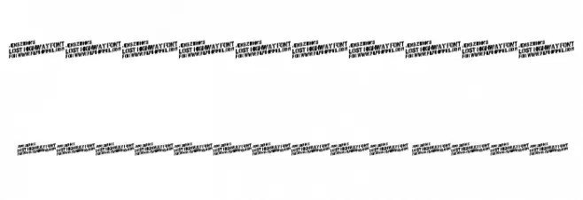 Lost-Highway Font OTHER CHARS