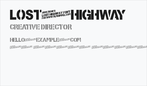 Lost-Highway Business Card