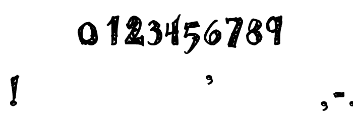 Lost In Lowercase Font OTHER CHARS