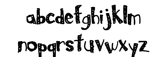 Lost In Lowercase Font LOWERCASE