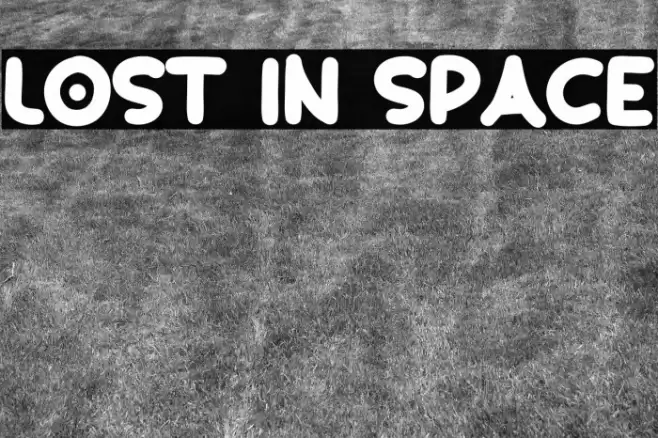 Lost In Space Font examples