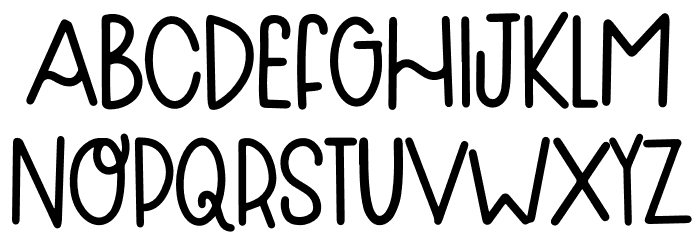 Lost In The Sky Font LOWERCASE