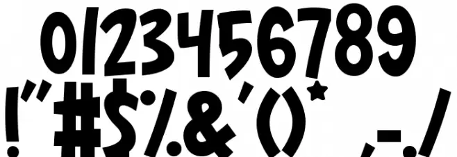 Lost Island Font OTHER CHARS