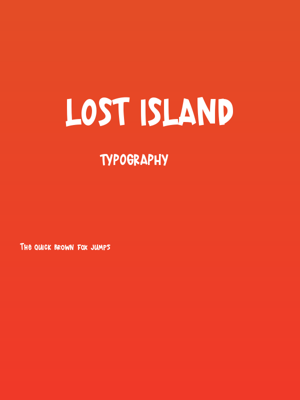 Lost Island Poster