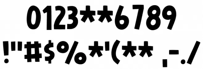 Lost Jacket DEMO Font OTHER CHARS